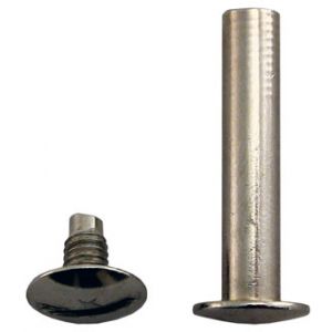 Kirjansidontaruuvi 25 mm niklattu (100kpl/ps.)