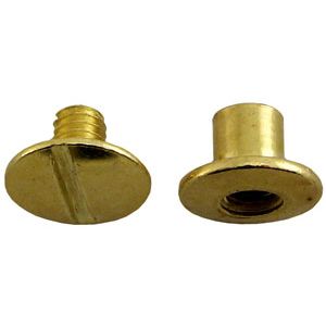 Kirjansidontaruuvi 5 mm messinki (100kpl/ps.)