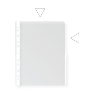 Signaalitasku A4+ mappirei`ityksellä signaalin väri: VALKOINEN. 100 kpl / ltk