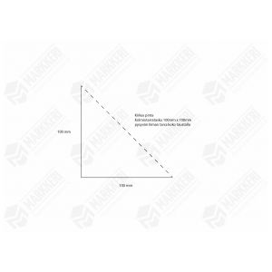 Kolmiotarratasku 100mm x 100mm