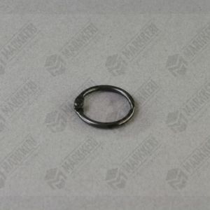 19mm avainrengas saranalla (musta) (20 kpl / ps)