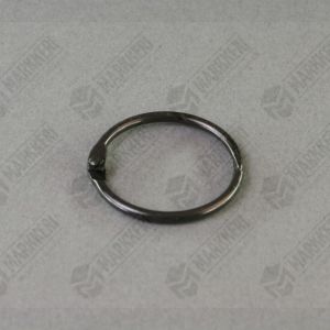 32mm avainrengas saranalla (musta) (20 kpl / ps)