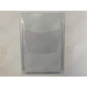 Magneettitasku A4+ palkeella/klaffilla + läppä. Takana 0,5mm magneetti